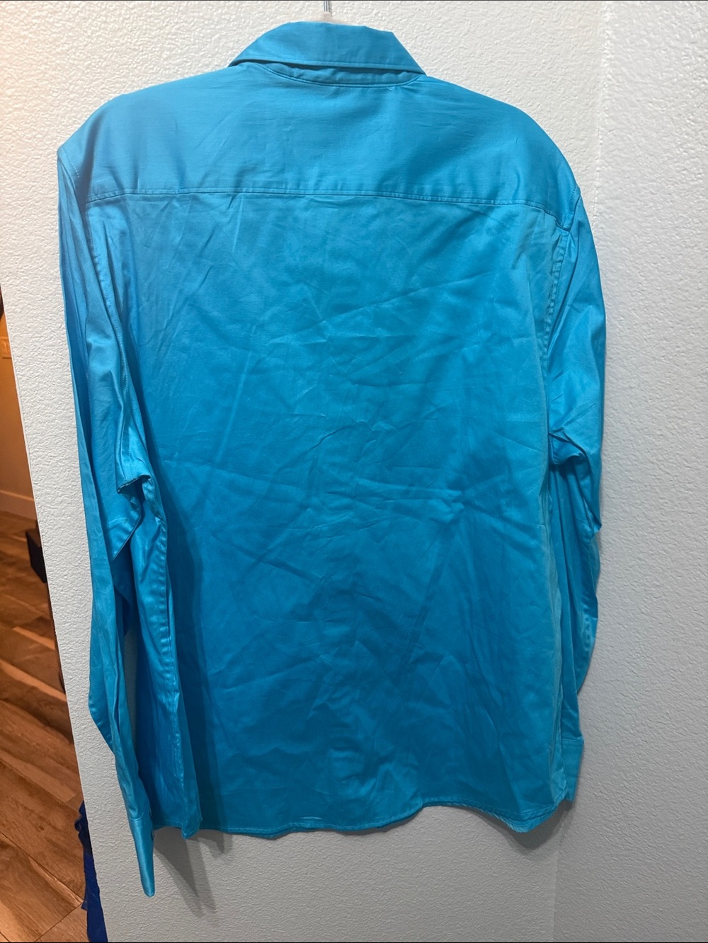 Robert Graham Bright Turquoise Button-Down Shirt - Picture 4 of 5